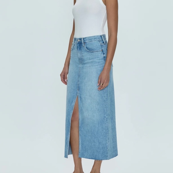 SOLD // Pistola Alice High Rise Midi Skirt Size 26 - Picture 2 of 4